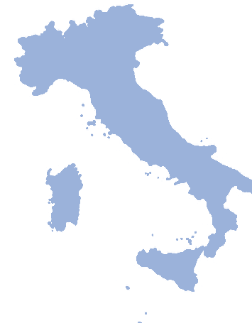 Cartina dell’Italia